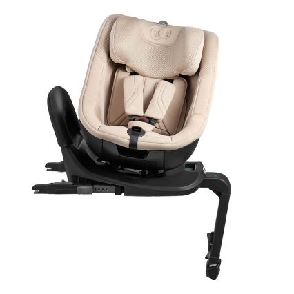 KINDERKRAFT - Autosedačka s otočnou základnou I-GUARD PRO i-Size 61-105 cm béžová
