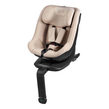 KINDERKRAFT - Autosedačka s otočnou základnou I-GUARD PRO i-Size 61-105 cm béžová