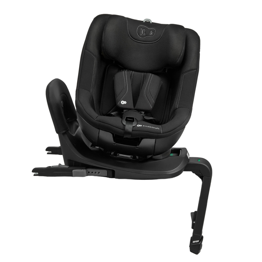 KINDERKRAFT - Autosedačka s otočnou základnou I-GUARD PRO i-Size 61-105 cm černá