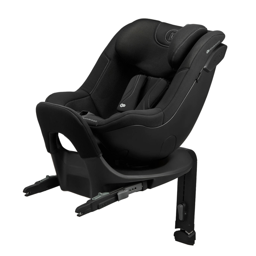 KINDERKRAFT - Autosedačka s otočnou základnou I-GUARD PRO i-Size 61-105 cm černá