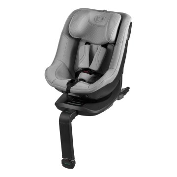KINDERKRAFT - Autosedačka  s otočnou základnou I-GUARD PRO i-Size 61-105 cm šedá