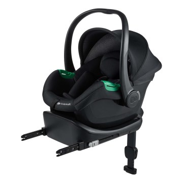 KINDERKRAFT- Autosedačka se základnou MINK PRO 2 i-Size 40-87 cm (0-13 kg) černá