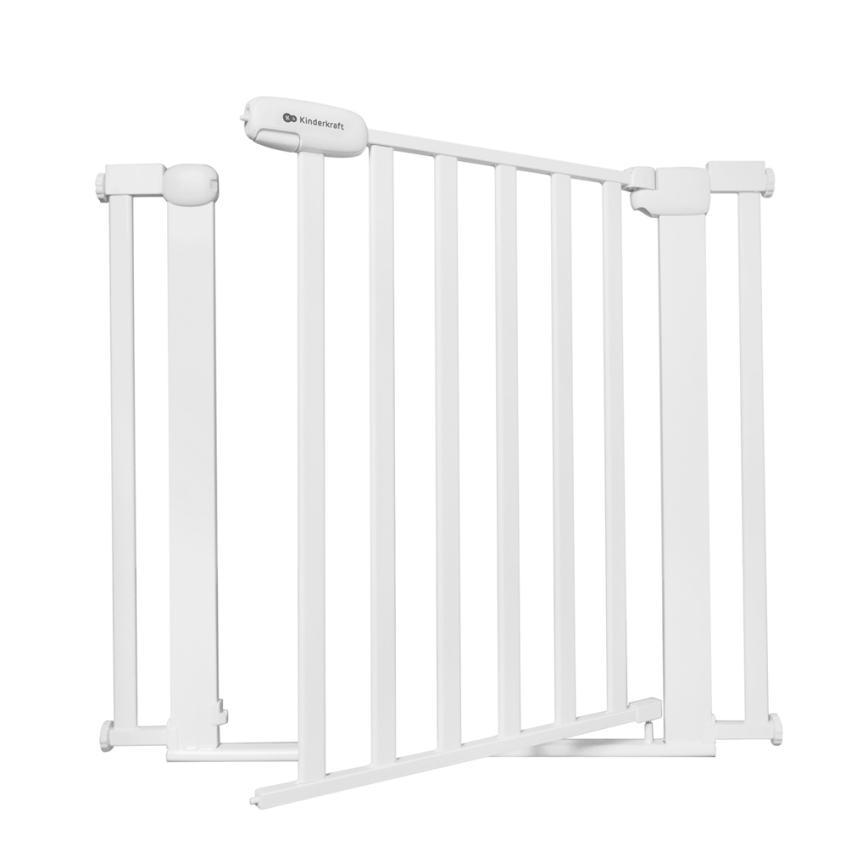 KINDERKRAFT - Bezpečnostní zábrana LOCK&GO 75-103 cm bílá