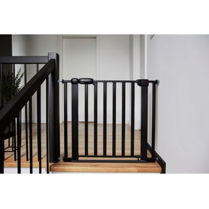 KINDERKRAFT - Bezpečnostní zábrana LOCK&GO 75-103 cm černá