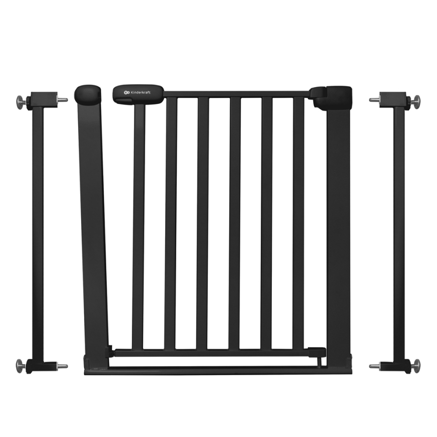 KINDERKRAFT - Bezpečnostní zábrana LOCK&GO 75-103 cm černá