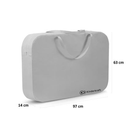 KINDERKRAFT - Cestovní postýlka 4v1 SOFI šedá
