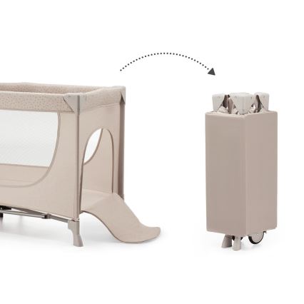 KINDERKRAFT - Cestovní postýlka JOY 2 béžová
