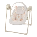 KINDERKRAFT - Dětská houpačka s melodií SWINGEE béžová 4xAAA/230V