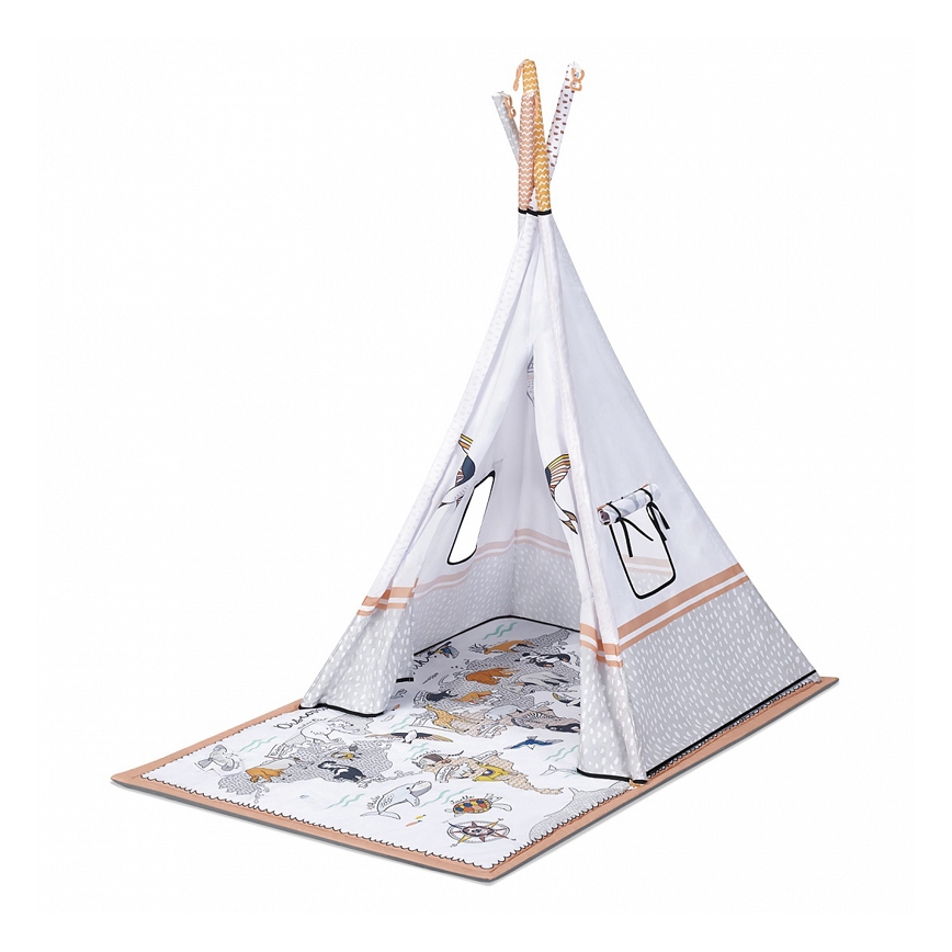 KINDERKRAFT - Dětská hrací deka 3v1 TIPPY