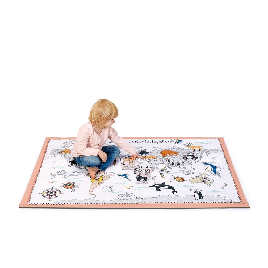 KINDERKRAFT - Dětská hrací deka 3v1 TIPPY