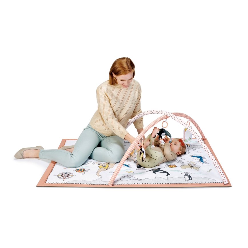 KINDERKRAFT - Dětská hrací deka 3v1 TIPPY