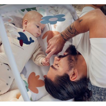 KINDERKRAFT - Dětská hrací deka COZYPLAY šedá