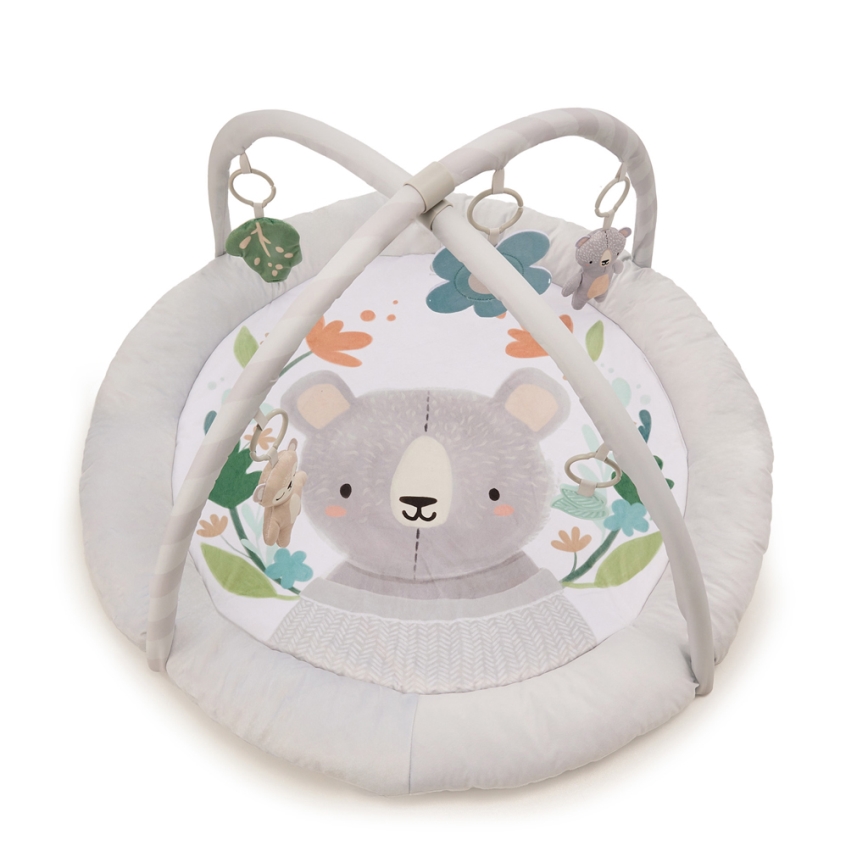 KINDERKRAFT - Dětská hrací deka COZYPLAY šedá