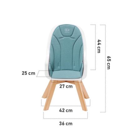 KINDERKRAFT - Dětská jídelní židle 2v1 TIXI růžová