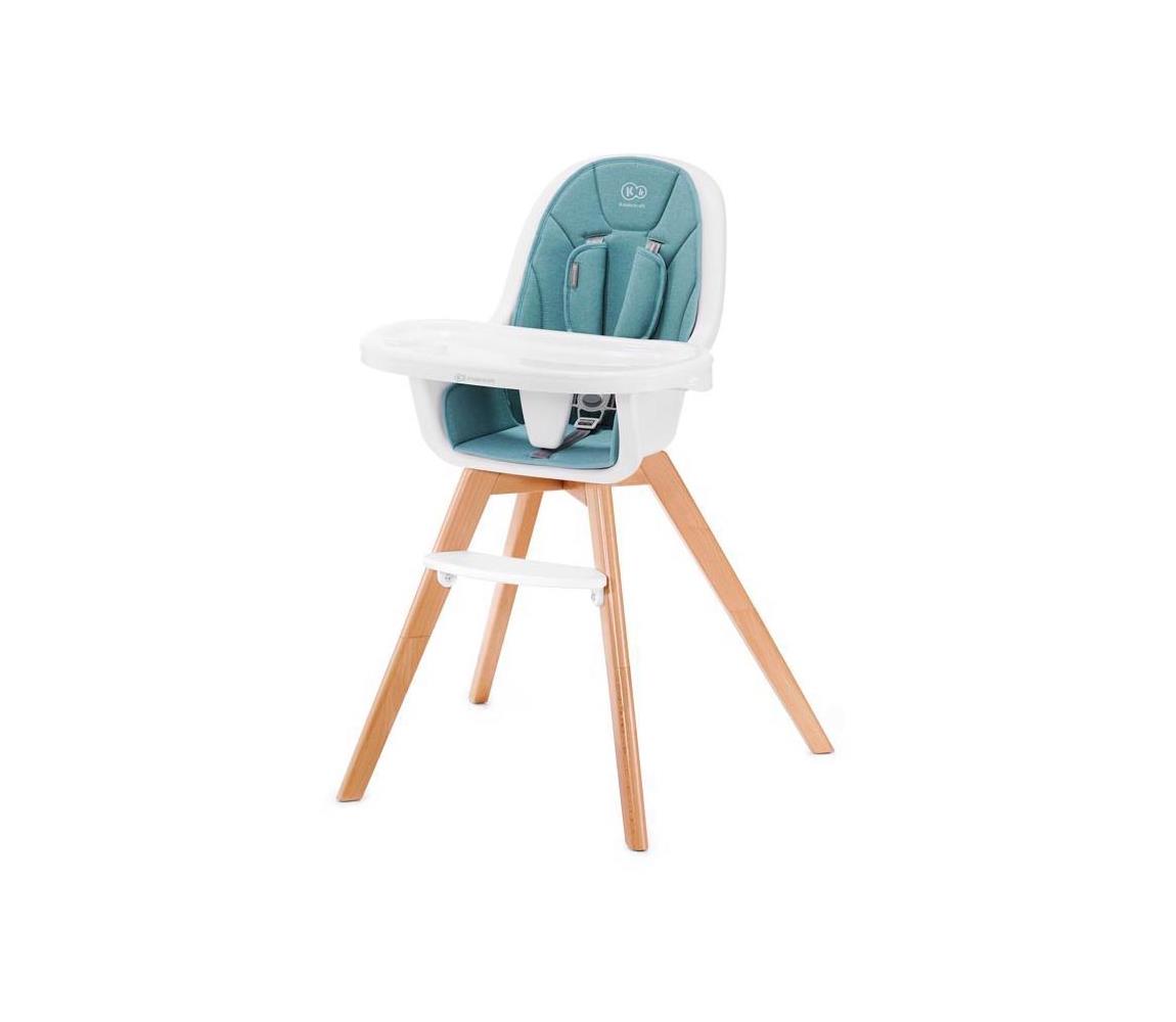 Kinderkraft KINDERKRAFT - Dětská jídelní židle 2v1 TIXI tyrkysová AG0127