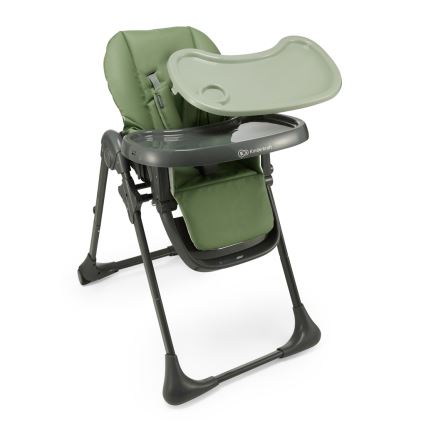 KINDERKRAFT - Dětská jídelní židle 2v1 TUMMIE zelená