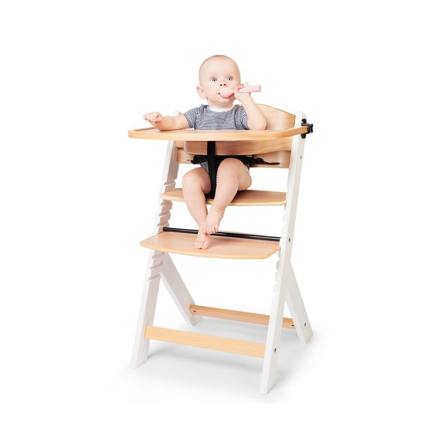 KINDERKRAFT - Dětská jídelní židle ENOCK bílá