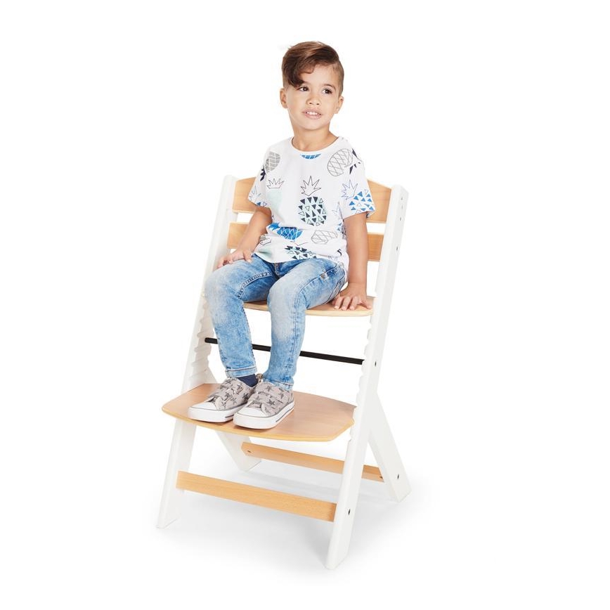 KINDERKRAFT - Dětská jídelní židle ENOCK bílá