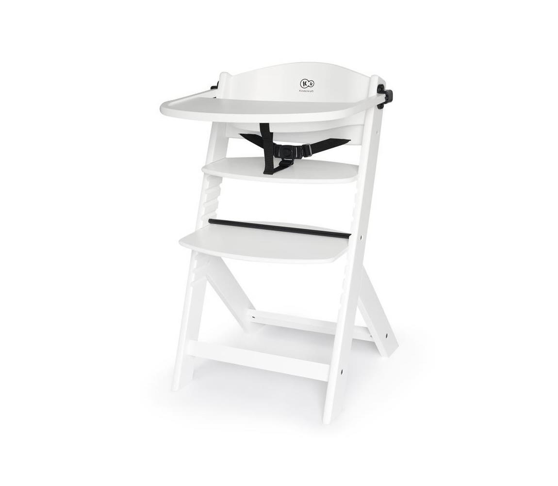 Kinderkraft KINDERKRAFT - Dětská jídelní židle ENOCK bílá AG0330