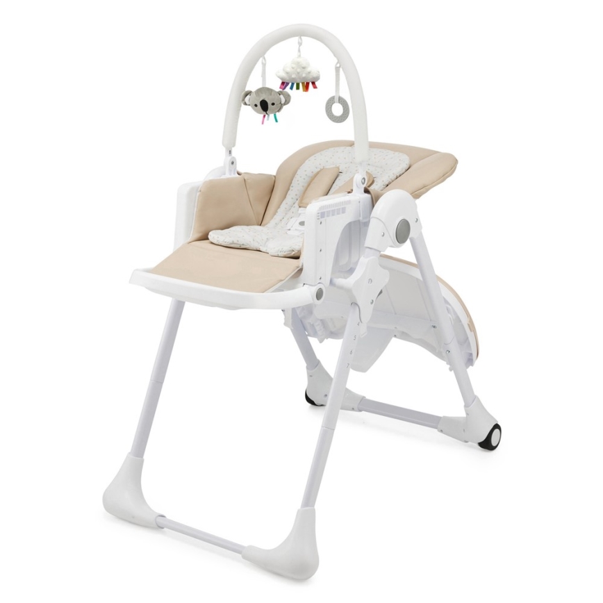 KINDERKRAFT - Dětská jídelní židle TUMMIE béžová
