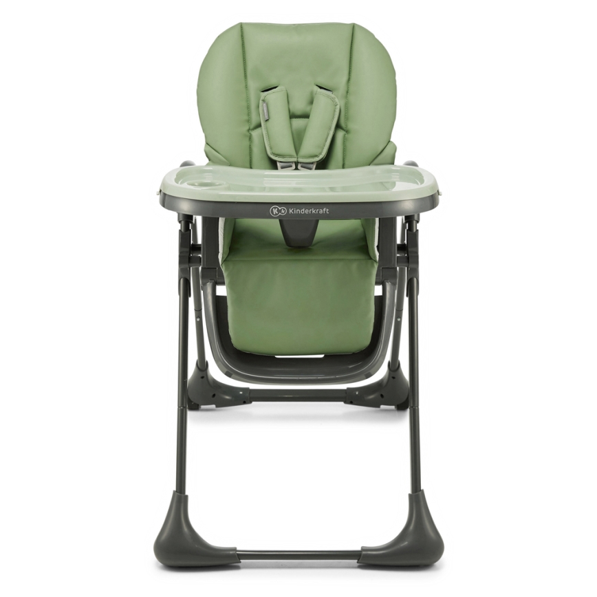 KINDERKRAFT - Dětská jídelní židle TUMMIE zelená