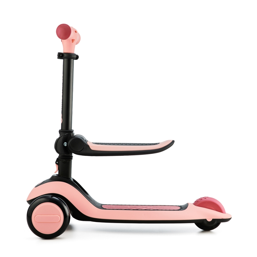 KINDERKRAFT - Dětská koloběžka 2v1 HALLEY Rose pink