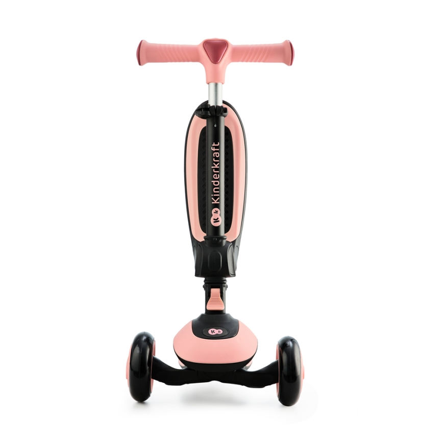 KINDERKRAFT - Dětská koloběžka 2v1 HALLEY Rose pink