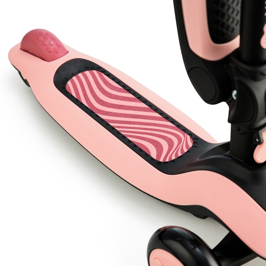 KINDERKRAFT - Dětská koloběžka 2v1 HALLEY Rose pink