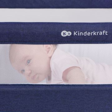 KINDERKRAFT - Dětská postýlka 2v1 BEA modrá