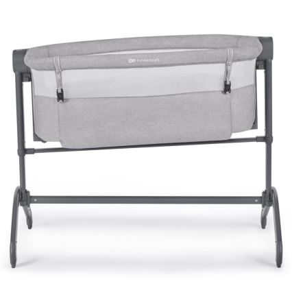 KINDERKRAFT - Dětská postýlka 2v1 BEA šedá