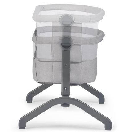 KINDERKRAFT - Dětská postýlka 2v1 BEA šedá