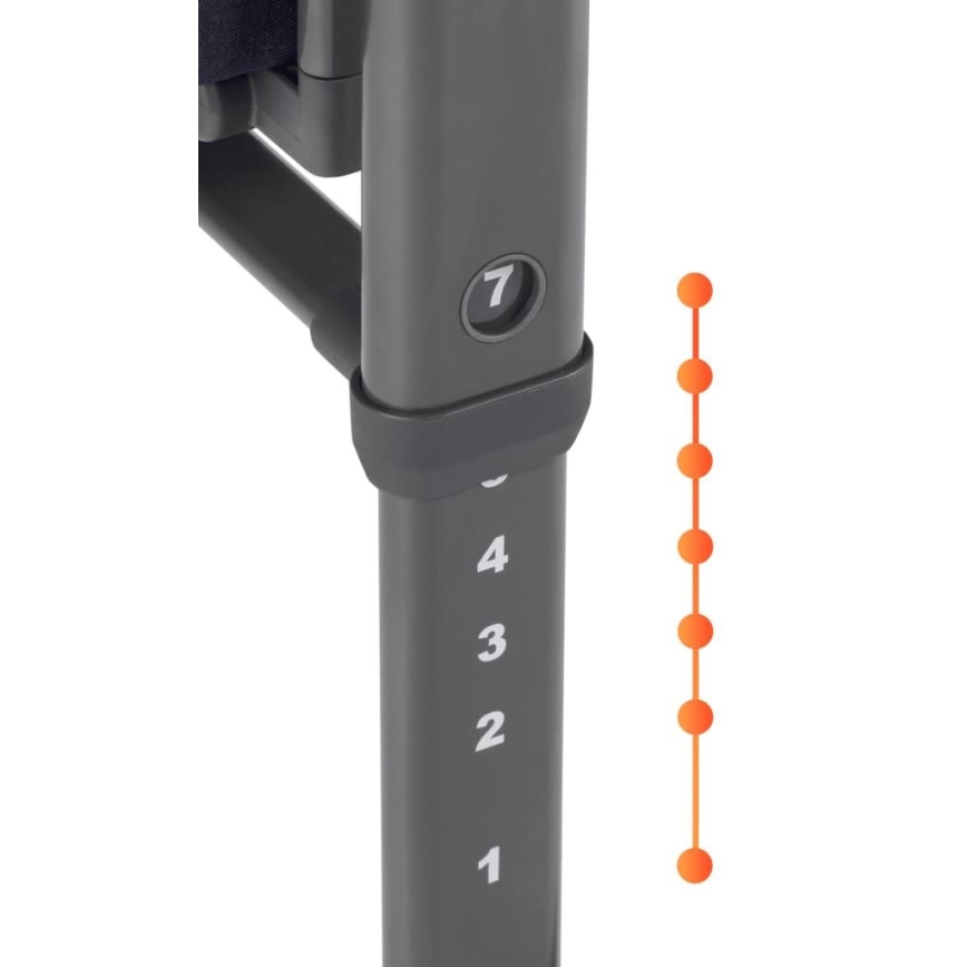 KINDERKRAFT - Dětská postýlka 2v1 BEA šedá