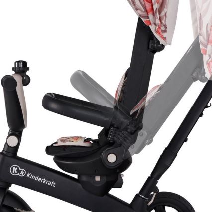 KINDERKRAFT - Dětská tříkolka 5v1 EASYTWIST béžová/černá