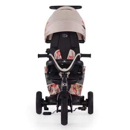 KINDERKRAFT - Dětská tříkolka 5v1 EASYTWIST béžová/černá