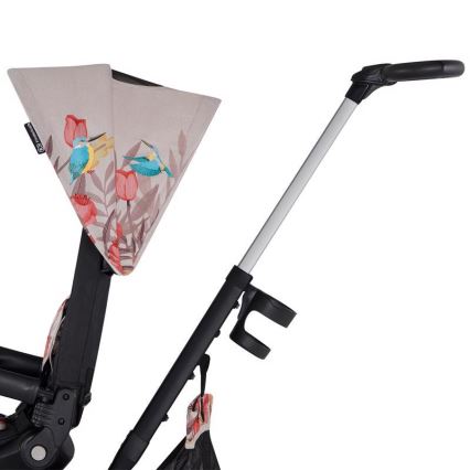 KINDERKRAFT - Dětská tříkolka 5v1 EASYTWIST béžová/černá