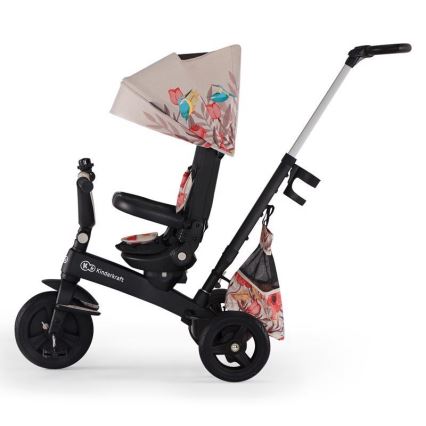 KINDERKRAFT - Dětská tříkolka 5v1 EASYTWIST béžová/černá