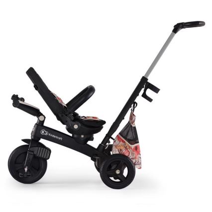 KINDERKRAFT - Dětská tříkolka 5v1 EASYTWIST béžová/černá