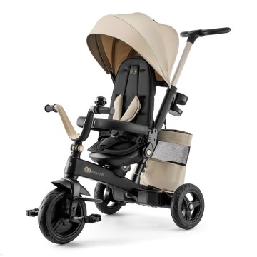 KINDERKRAFT - Dětská tříkolka 5v1 EASYTWIST béžová