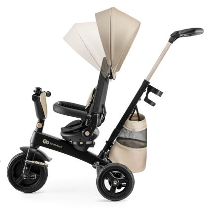 KINDERKRAFT - Dětská tříkolka 5v1 EASYTWIST béžová
