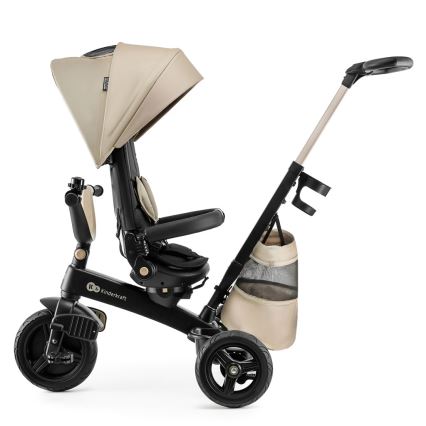 KINDERKRAFT - Dětská tříkolka 5v1 EASYTWIST béžová