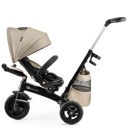KINDERKRAFT - Dětská tříkolka 5v1 EASYTWIST béžová