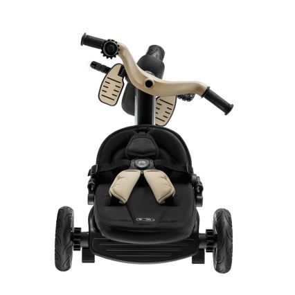 KINDERKRAFT - Dětská tříkolka 5v1 EASYTWIST béžová