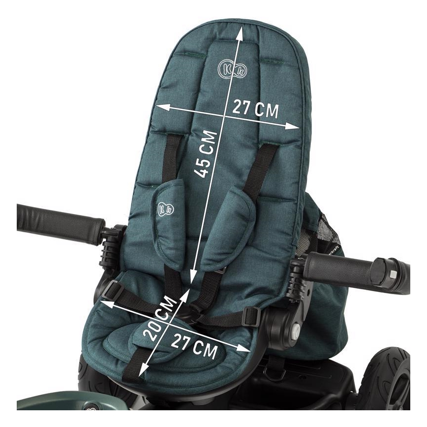 KINDERKRAFT - Dětská tříkolka 5v1 EASYTWIST růžová/černá