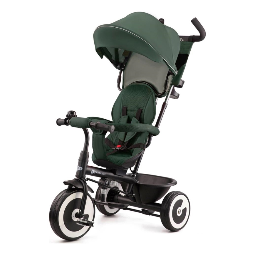 KINDERKRAFT - Dětská tříkolka ASTON Mystic green