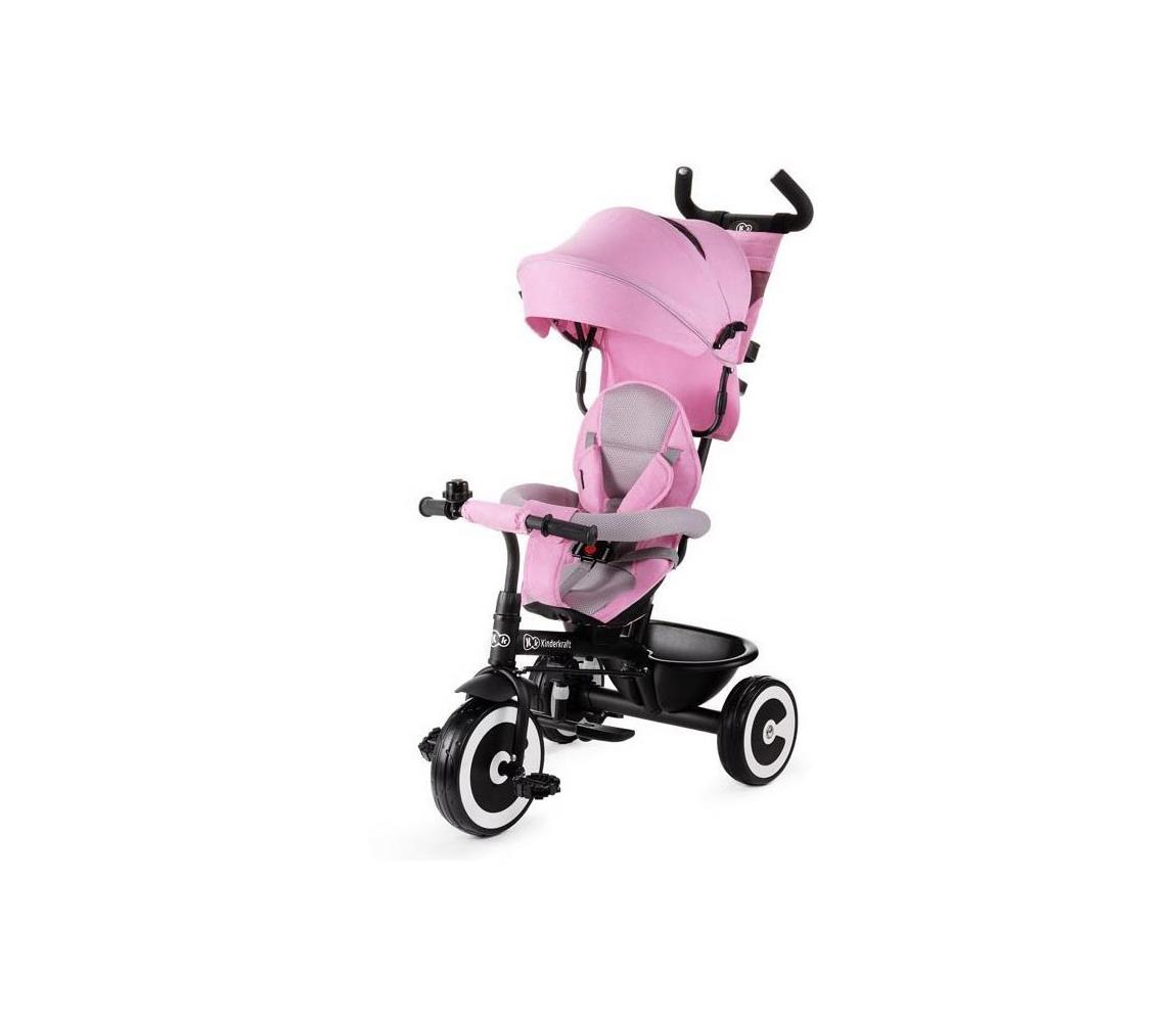 Kinderkraft KINDERKRAFT - Dětská tříkolka ASTON růžová AG0331
