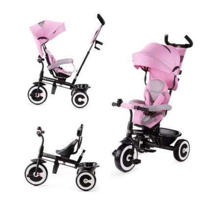 KINDERKRAFT - Dětská tříkolka ASTON růžová