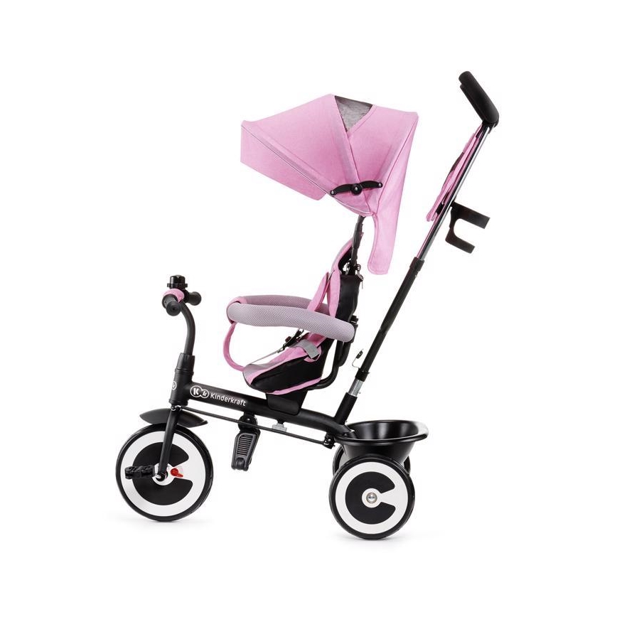 KINDERKRAFT - Dětská tříkolka ASTON růžová