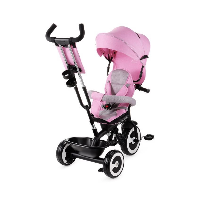 KINDERKRAFT - Dětská tříkolka ASTON růžová
