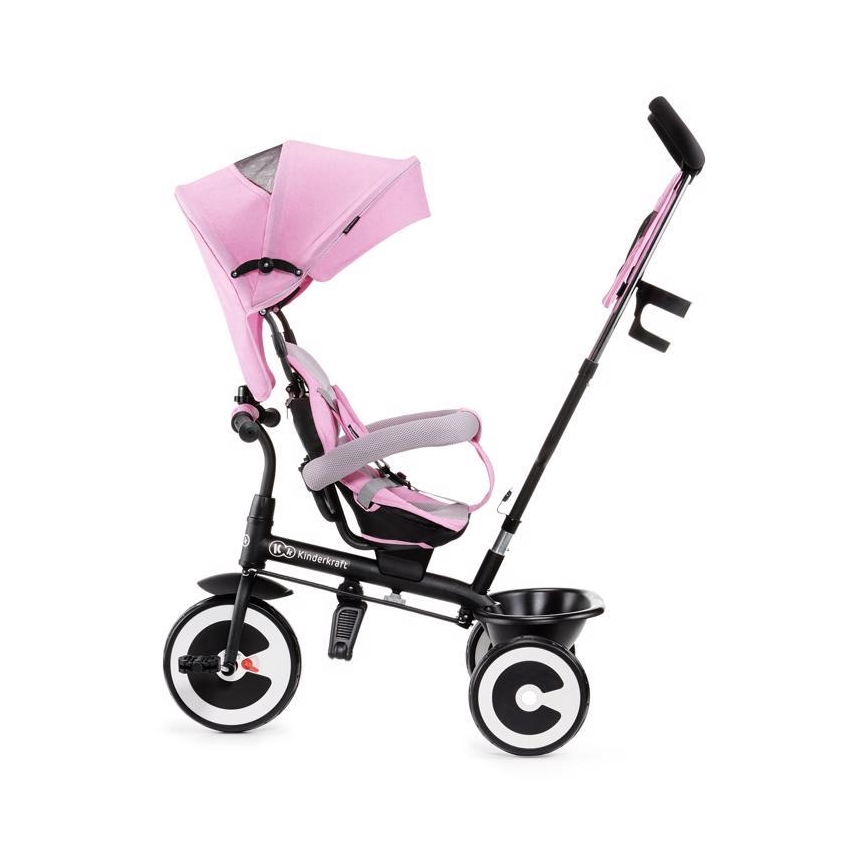 KINDERKRAFT - Dětská tříkolka ASTON růžová