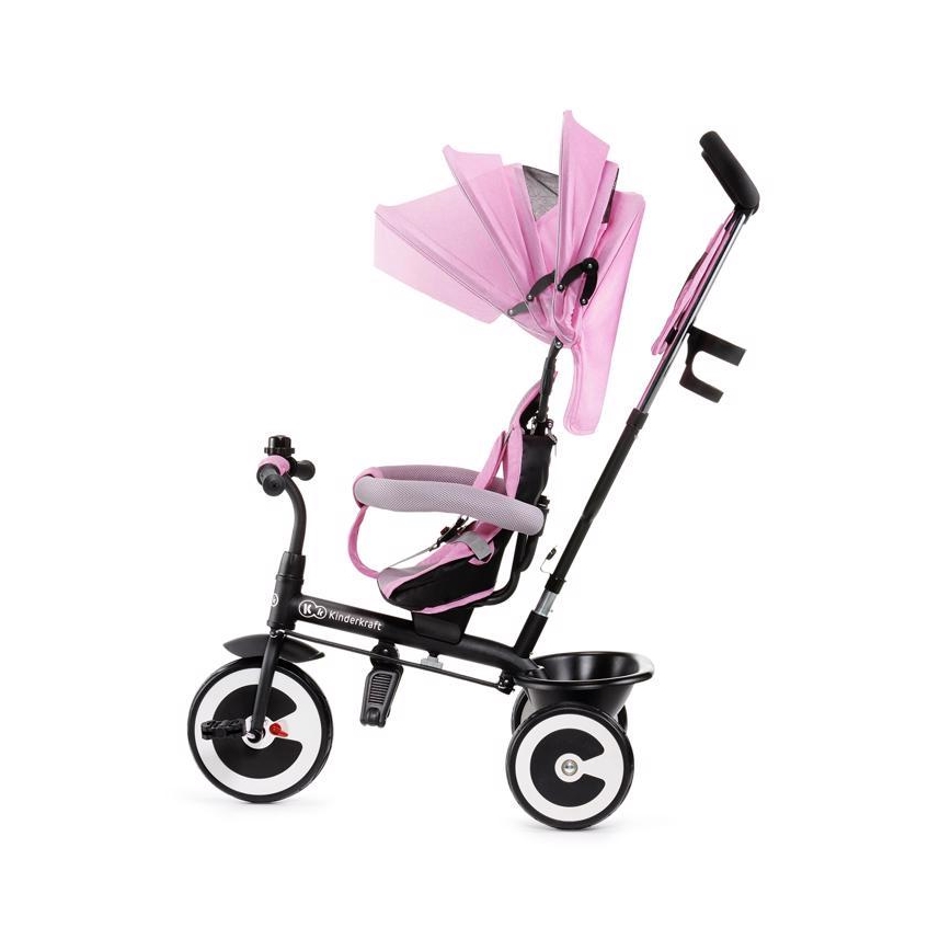 KINDERKRAFT - Dětská tříkolka ASTON růžová
